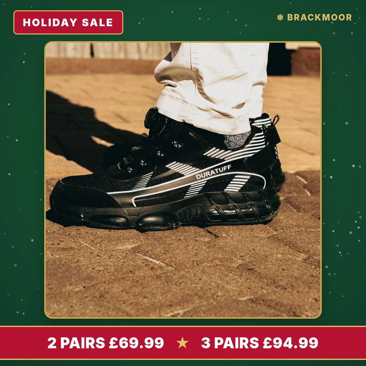 Brackmoor Sentinel steel toe safety trainer